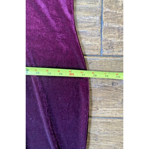 Windsor Velvet Y2K Mini Dress Small Red Goth Whimsigoth Vamp Romantic Holiday - Picture 5 of 8